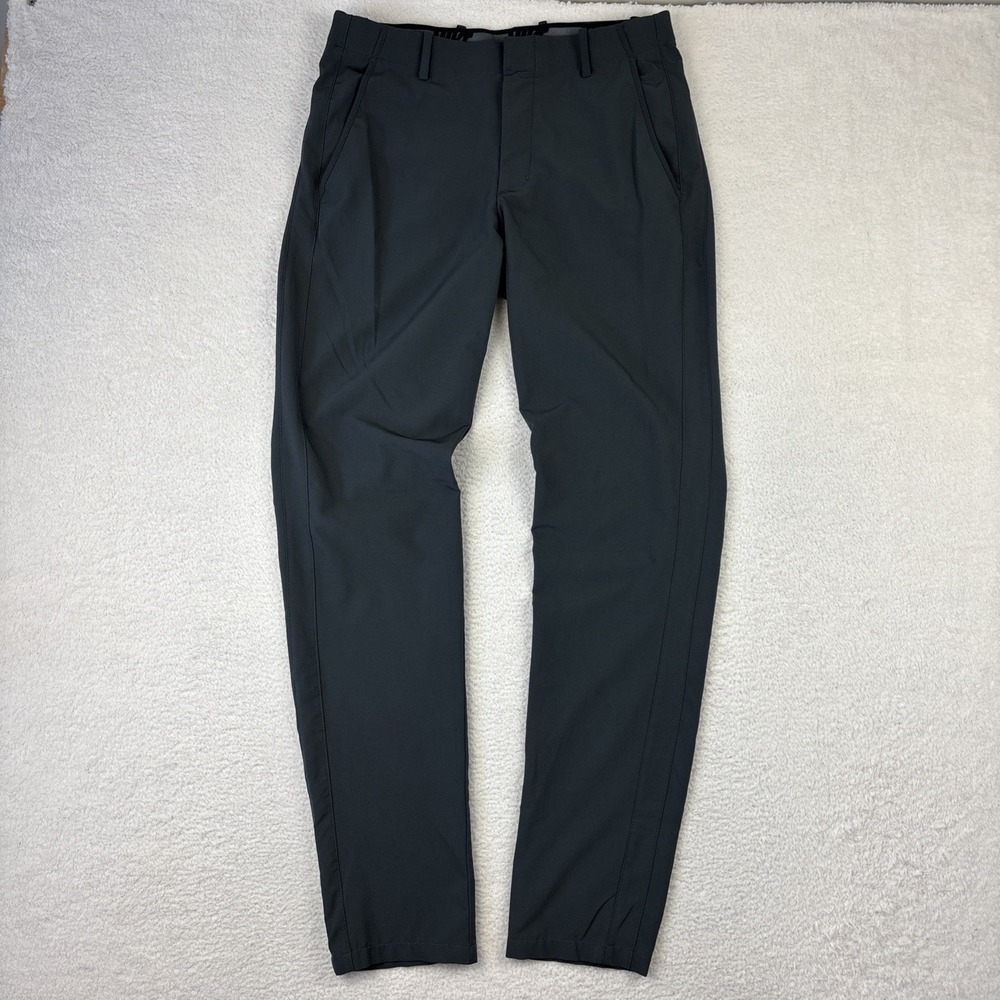 NIKE Dri-FIT Slim Fit Mens Golf Pants Size 32/34 Gray Lightweight Stretch Modern